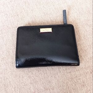 Kate Spade Black Patent Leather Wallet